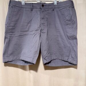 Abercrombie & Fitch Gray Flat Front Shorts